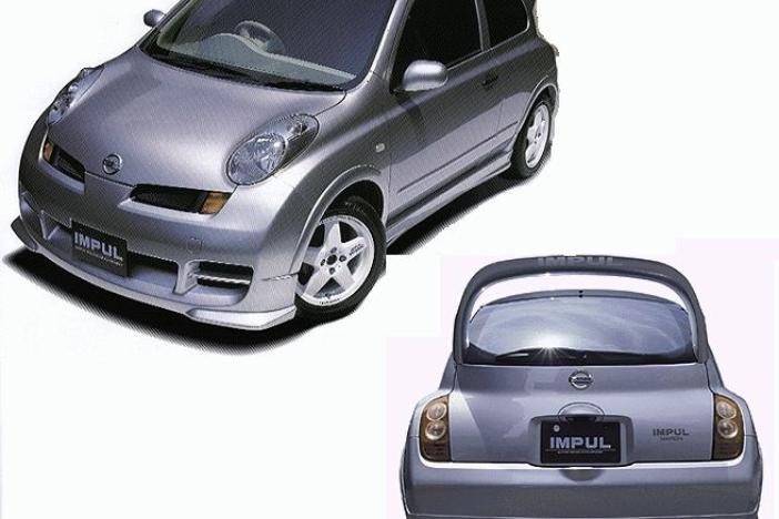 IMPUL IMPUL MARCH/ REAR HALF SPOILER | JDM Japanparts.com | K12